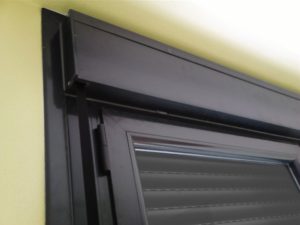 ventanas negras con rotura de puente termico